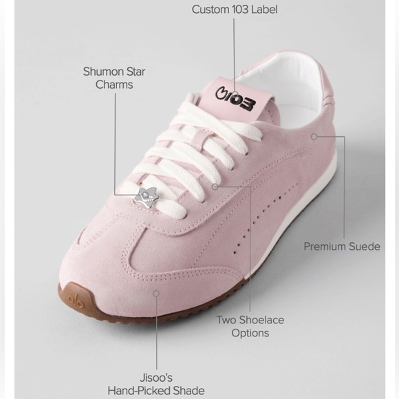 ALO Yoga Sunset Sneaker + Jisoo Bloom Pink - Picture 4 of 7